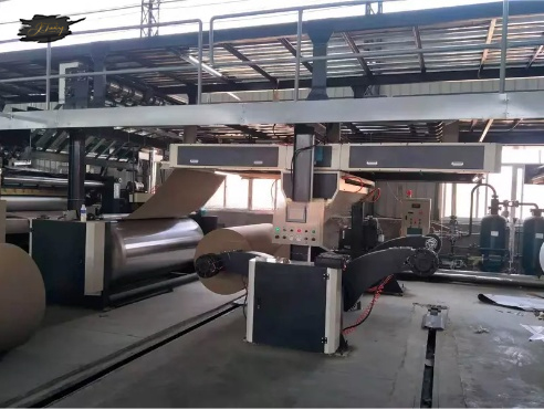 Corrugation Cardboard Production Line Automatic Raw Paper Splicer Machine